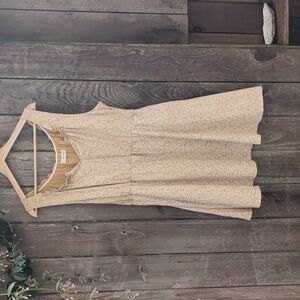 Lucky Brand - Yellow Floral Dress - Size XL